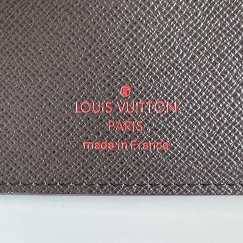Louis Vuitton Amerigo Wallet Damier Ebene For Men, Men's Wallet 4.7in/11.5cm LV