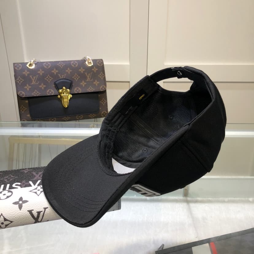 Fendi Baseball Cap Black Fendi Cap