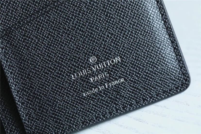 Louis Vuitton Brazza Wallet Monogram Pastel Noir Canvas For Men, Men's Wallet 7.5in/19cm LV
