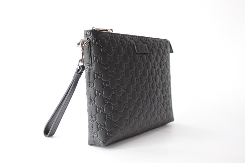Gucci Animalier Pouch Full Black For Men, Men's Pouch 12in/30.5cm GG