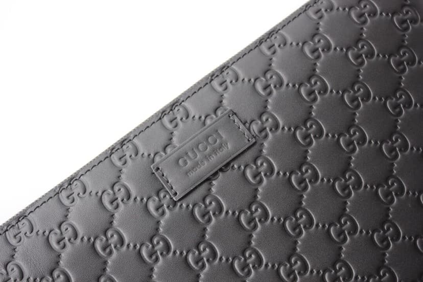 Gucci Animalier Pouch Full Black For Men, Men's Pouch 12in/30.5cm GG