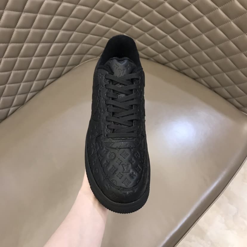 Louis Vuitton And Nike “Air Force 1” By Virgil Abloh Black-Anthracite For Men, Men's Shoes 1A9VD6