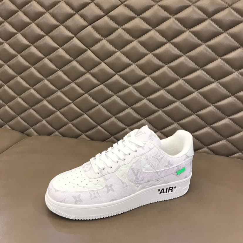 Louis Vuitton And Nike “Air Force 1” By Virgil Abloh White For Men, Men’s Shoes