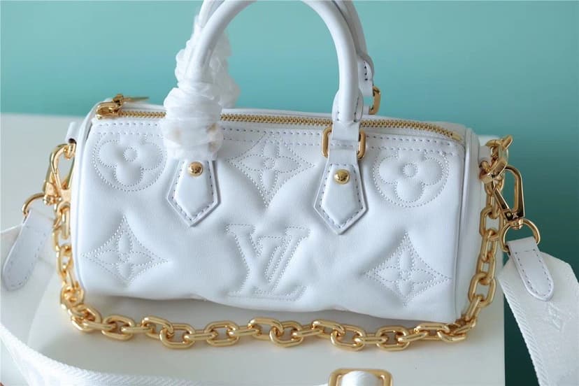 Louis Vuitton Papillon BB Bag Classic Monogram White M59827
