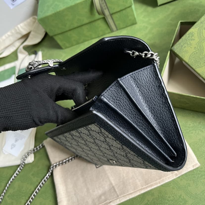 Gucci Dionysus GG Chain Wallet Beige And Blue 401231 K9GSN 4075