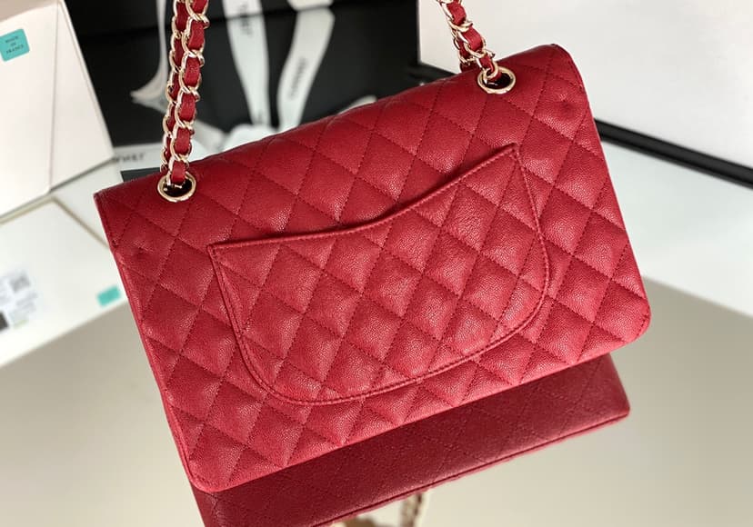 Chanel Classic Handbag 26cm Red A01112