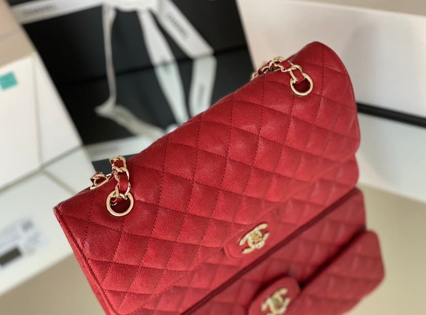 Chanel Classic Handbag 26cm Red A01112