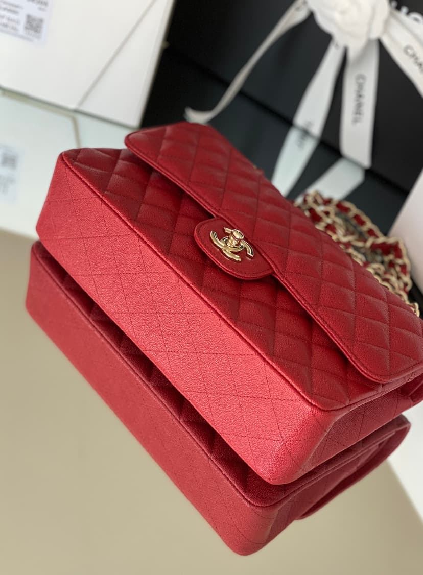Chanel Classic Handbag 26cm Red A01112