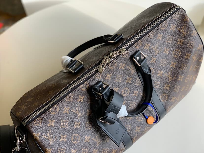 Louis Vuitton Keepall Bandouliere 45 Monogram Macassar Canvas M56711