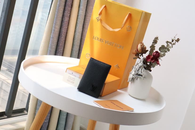 Louis Vuitton Pocket Organizer The New LV Aerogram Version For Men, Men's Wallet 8cm LV M69979