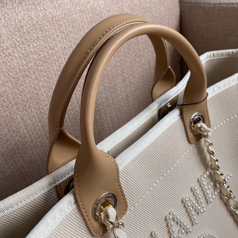 Chanel Deauville Tote Bag Beige