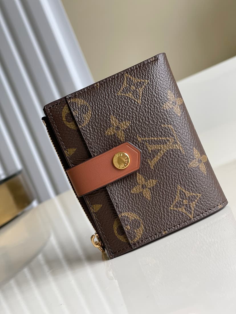 Louis Vuitton Multiple Card Holder Monogram Canvas Brown For Men, Men's Wallet 11cm LV N60451