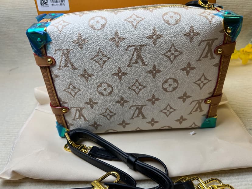 Louis Vuitton Side Trunk MM Beige For Women M46907