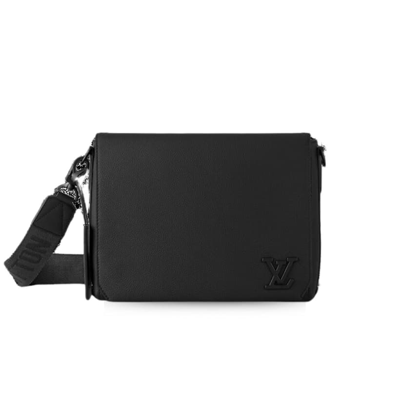 Louis Vuitton Messenger Grain Black M57080