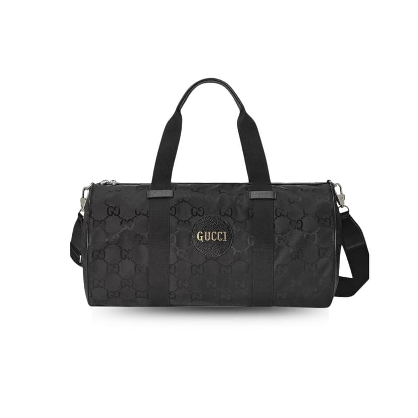 Gucci Off The Grid Duffle Bag Black GG Nylon 658632 H9HVN 1000