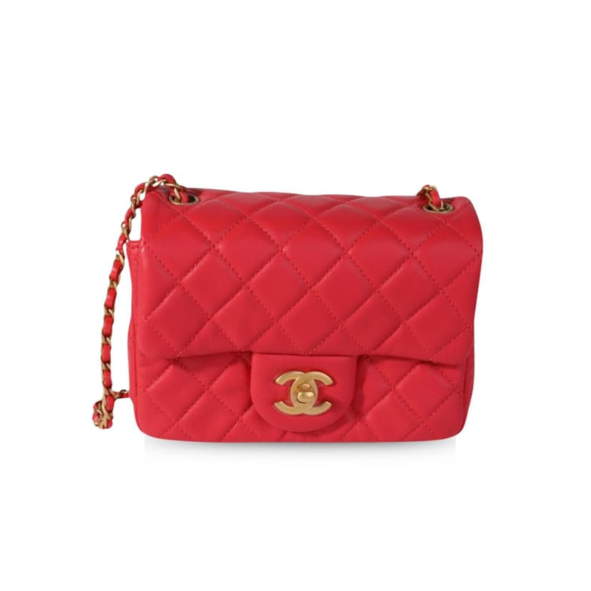 Chanel Mini Flap Bag Red A69900