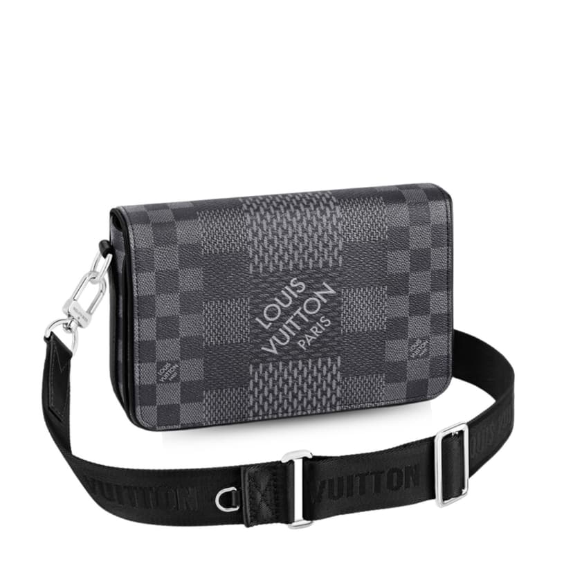 Louis Vuitton Studio Messenger Damier Graphite Gray N50013