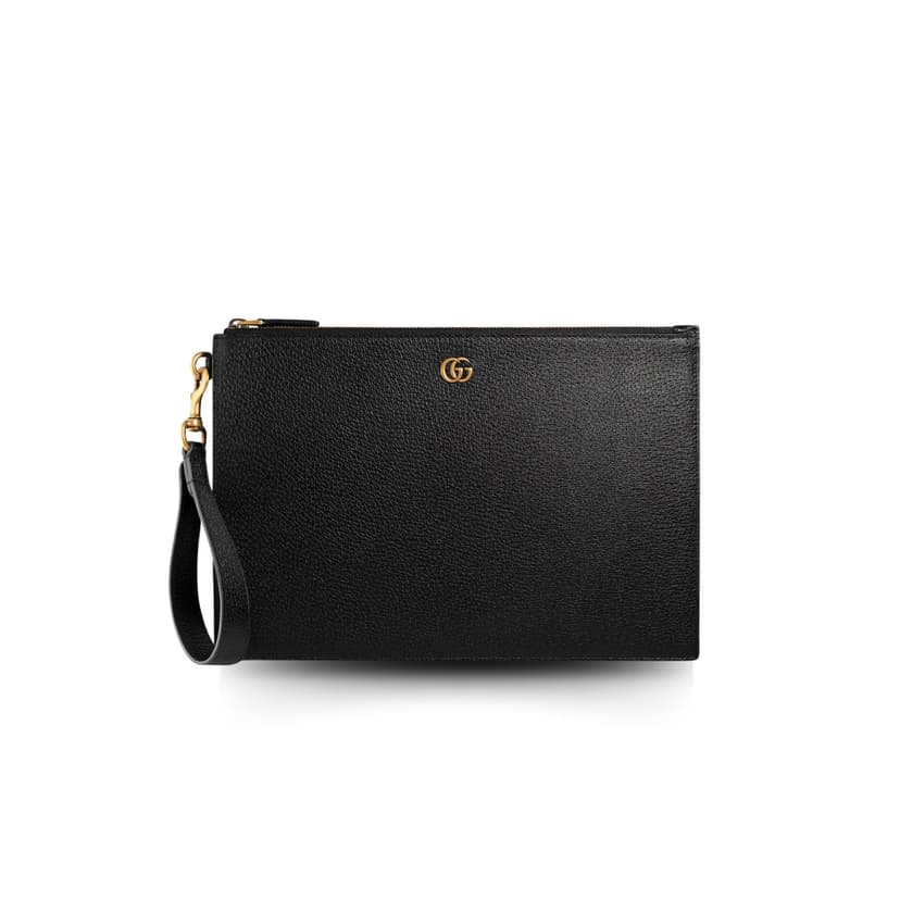 Gucci Marmont Pouch Black GG 475317 DJ20T 1000