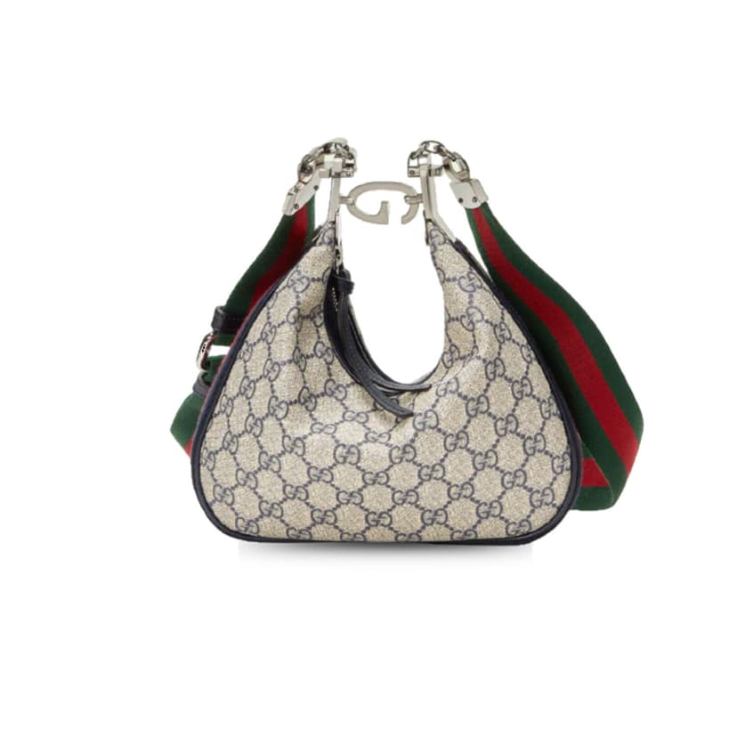 Gucci Attache Small Shoulder Bag Beige 699409 96GRN 4082
