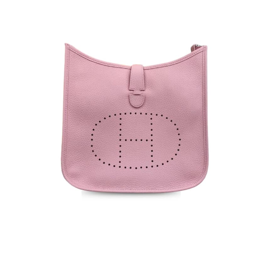 Hermes Evelyne III 29 Bag Pink With Silver-Toned Hardware