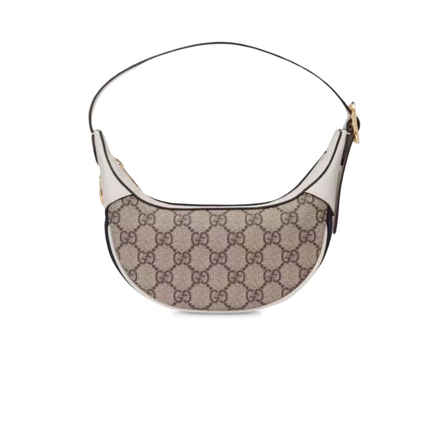 Gucci Ophidia GG Mini Bag Beige And Ebony GG Supreme Canvas 658551 96IWG 9794