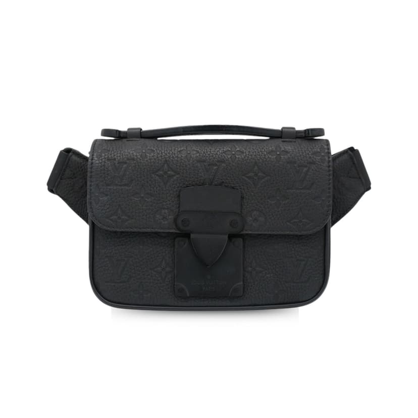 Louis Vuitton S Lock Sling Bag Black M58487