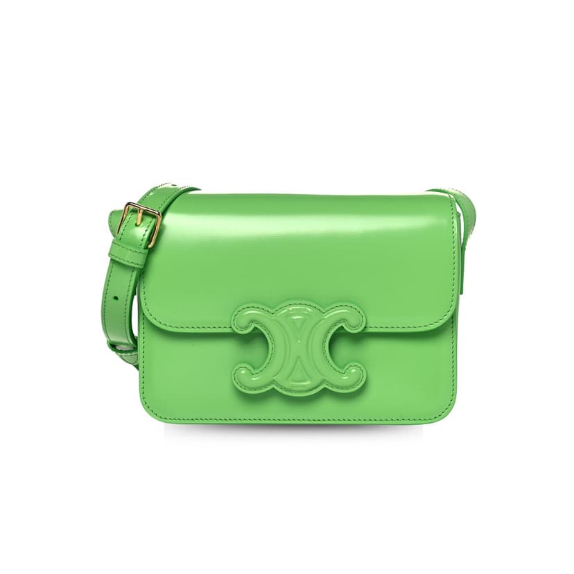 Celine Teen Triomphe Bag Green