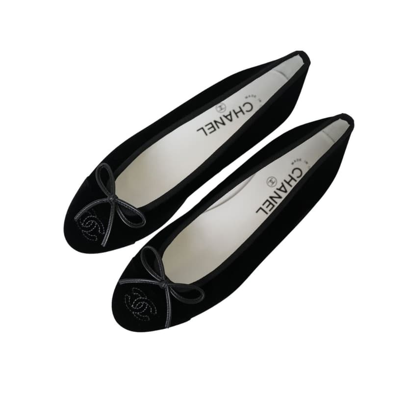 Chanel Ballet Flats Black For Women