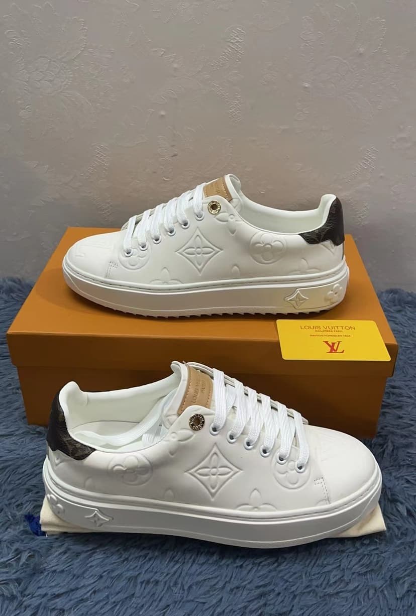 Louis Vuitton Time Out Sneaker White For Women LV