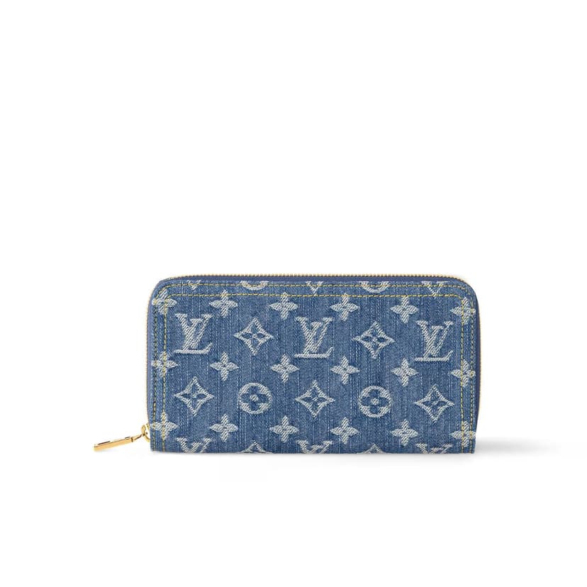 Louis Vuitton Zippy Wallet Blue For Women 7.7 Inches/ 19.5 Cm M82958