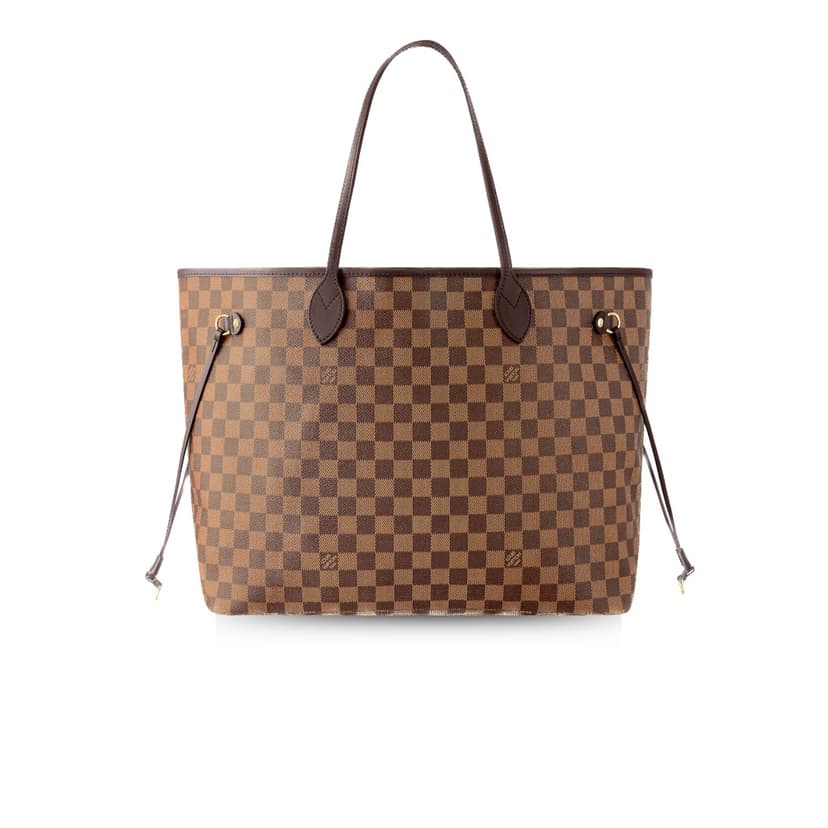 Louis Vuitton Neverfull GM Tote Bag Damier Ebene Canvas Cerise Red N40597