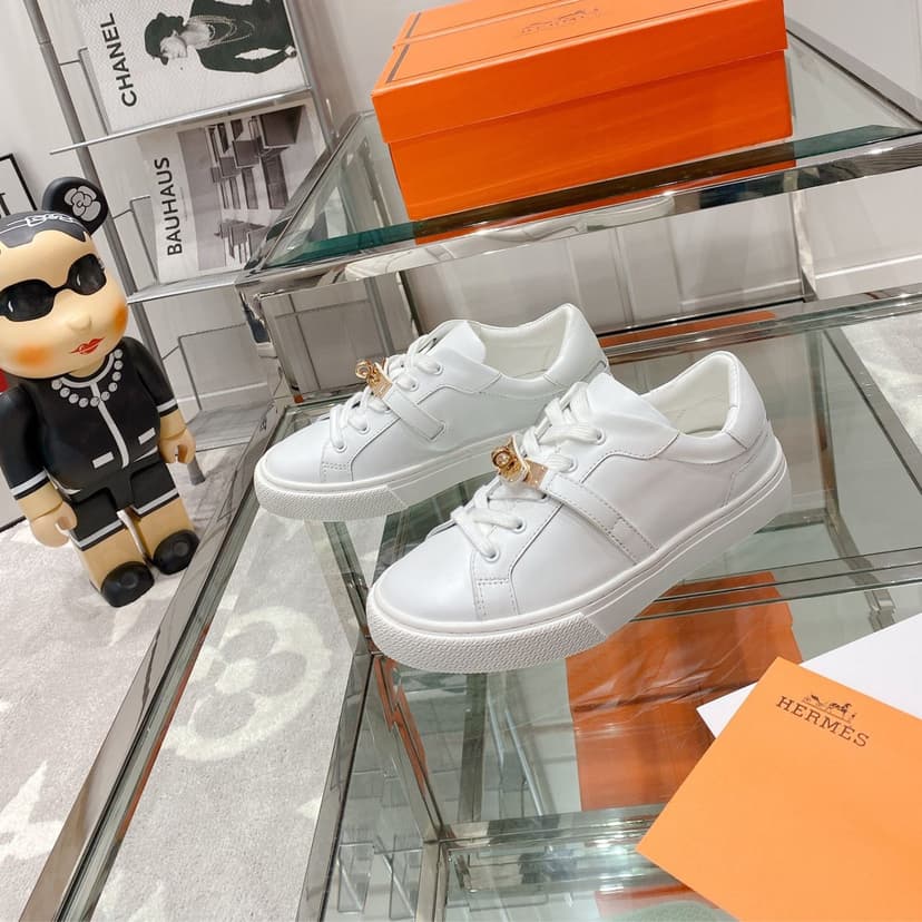 Hermes Day Sneaker White For Men H212257Z 90360