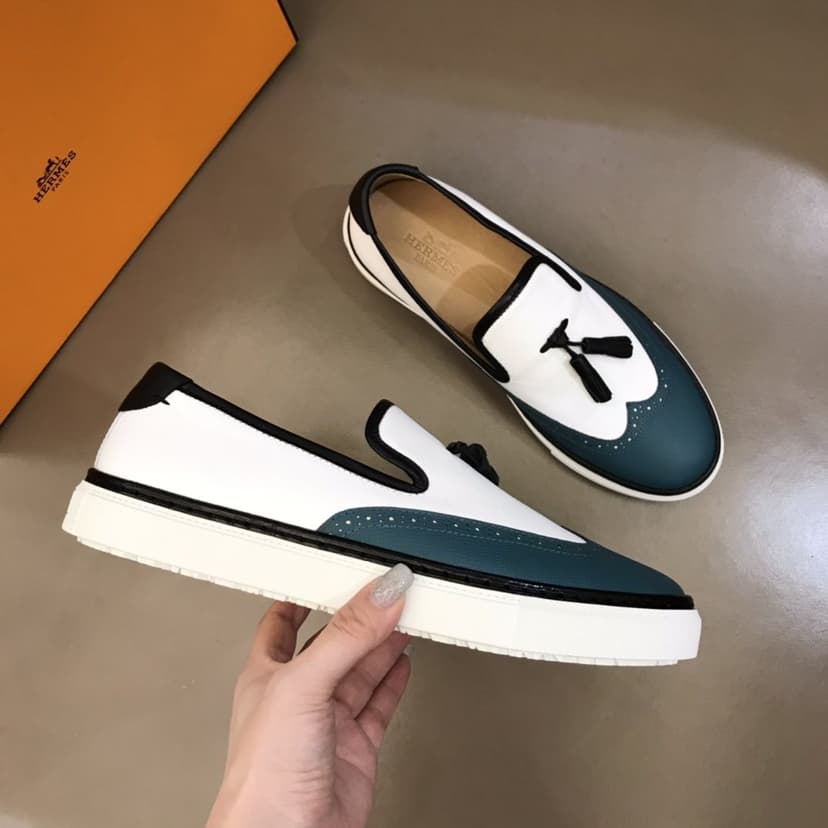 Hermes Earley Loafer White For Men