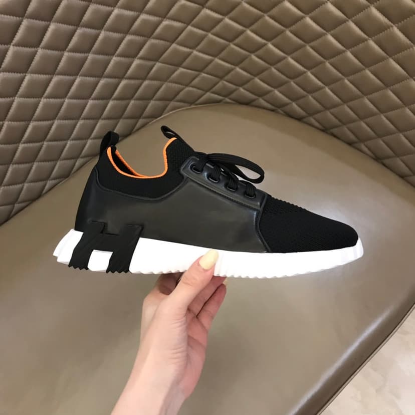 Hermes Depart Sneaker Black For Men H212918ZH02430