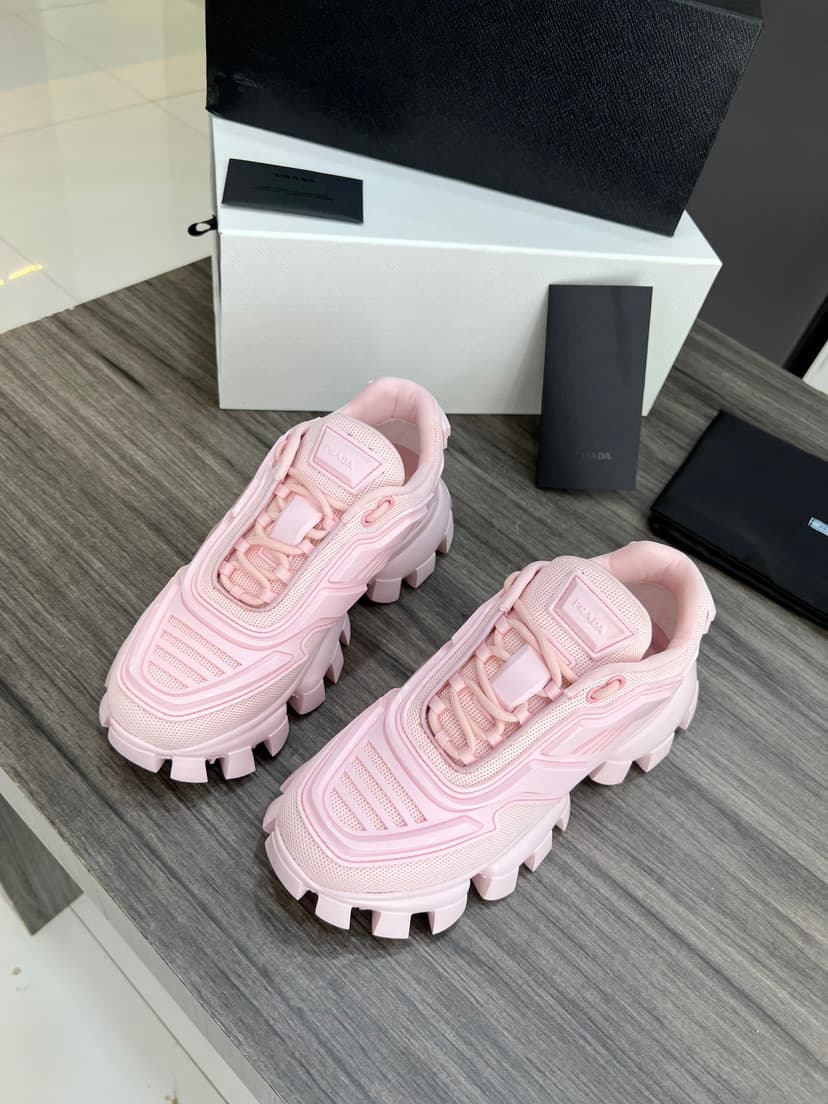 Prada Cloudbust Thunder Sneakers Pink For Women PRD 1E819L_3KR2_F0E18_F_050