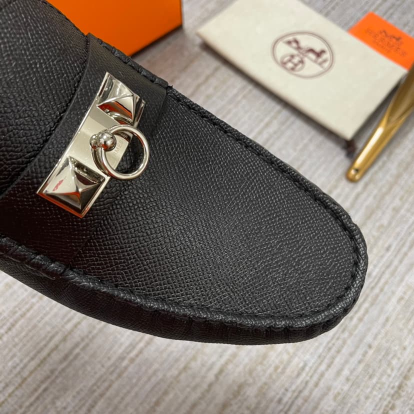 Hermes Irving Loafer Black For Men