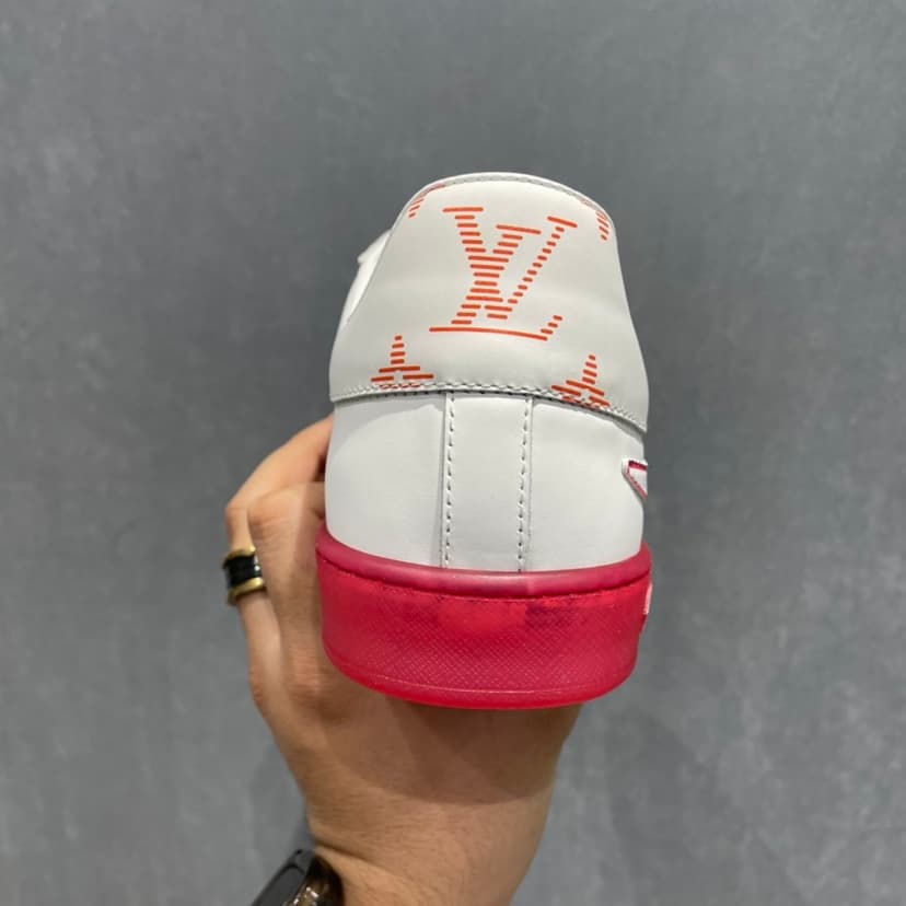 Louis Vuitton Luxembourg Samothrace Sneaker Red For Men LV