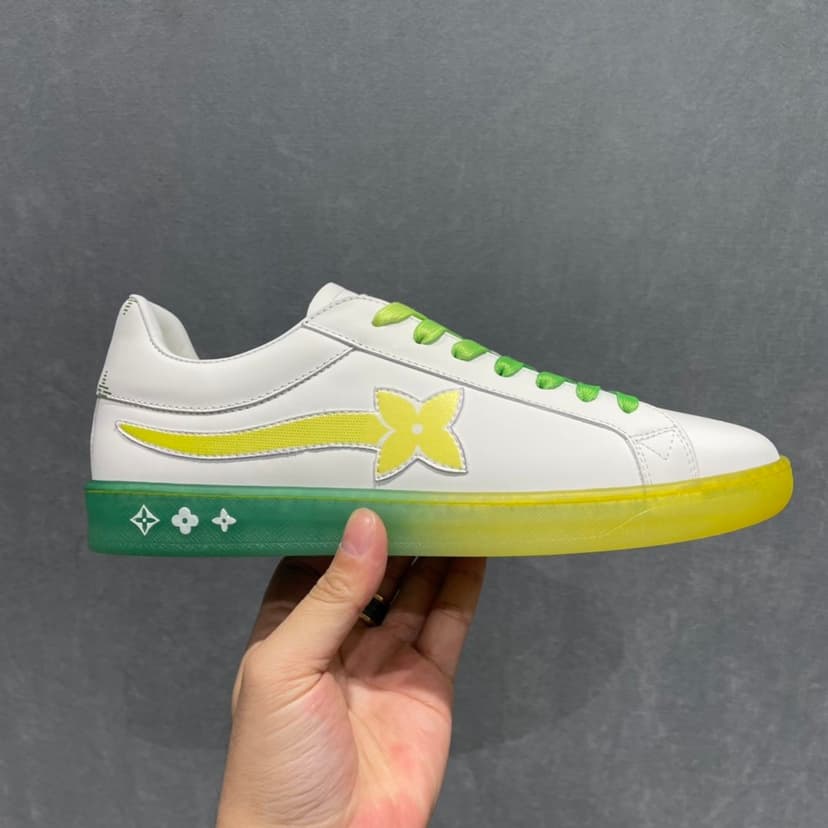 Louis Vuitton Luxembourg Samothrace Sneaker Yellow For Men LV 1A9G2C