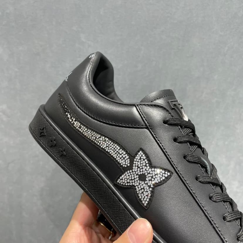 Louis Vuitton Luxembourg Samothrace Sneaker Black For Men LV