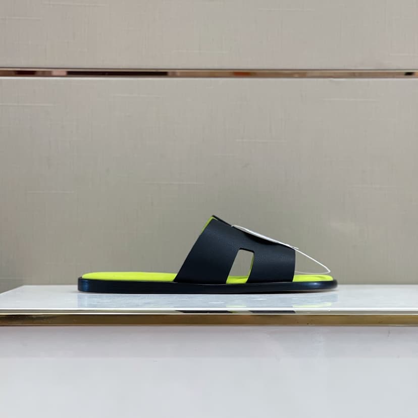 Hermes Izmir Sandal Black For Men