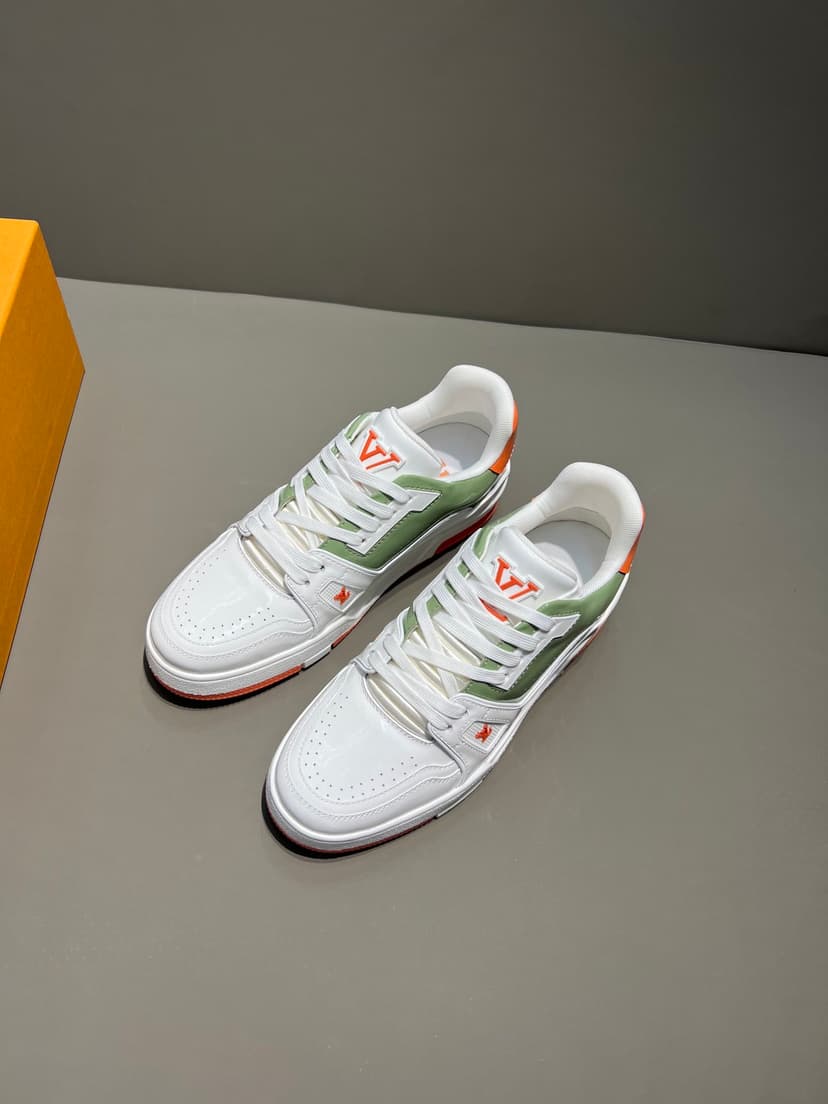 Louis Vuitton Trainer Sneaker Mix Of Materials Multi Color For Men LV