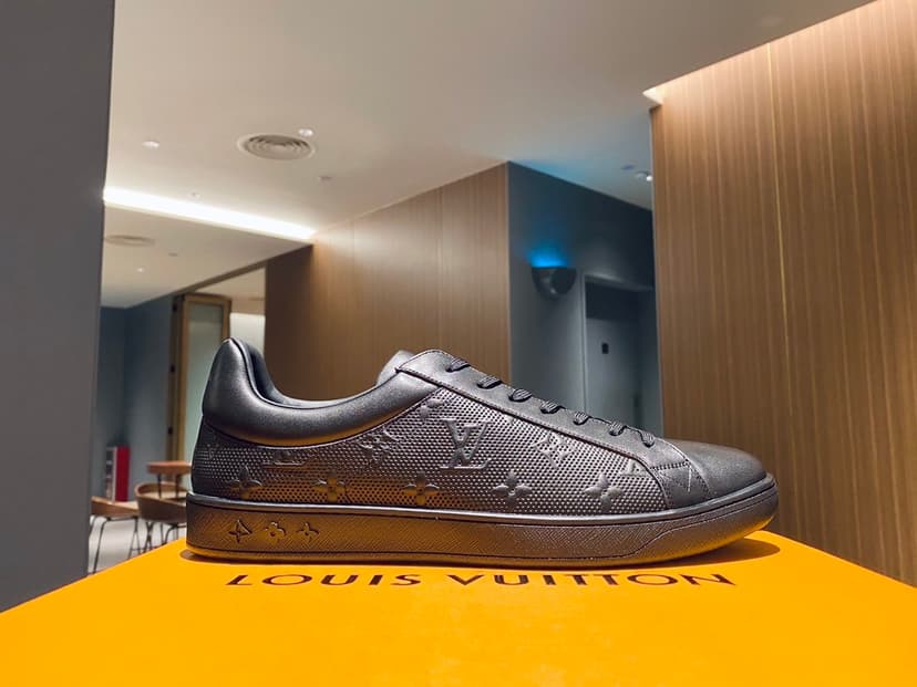 Louis Vuitton Luxembourg Sneaker Black For Men LV 1A8QEB