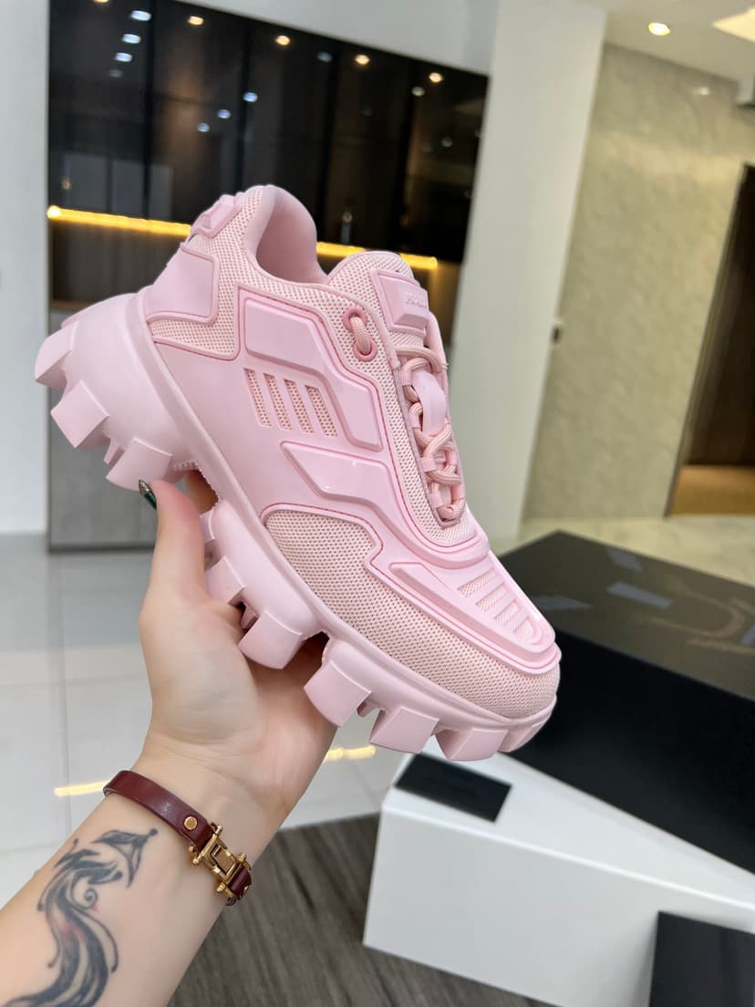 Prada Cloudbust Thunder Sneakers Pink For Women PRD 1E819L_3KR2_F0E18_F_050