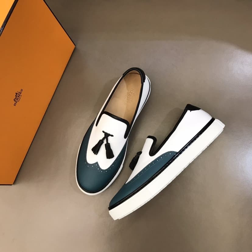 Hermes Earley Loafer White For Men