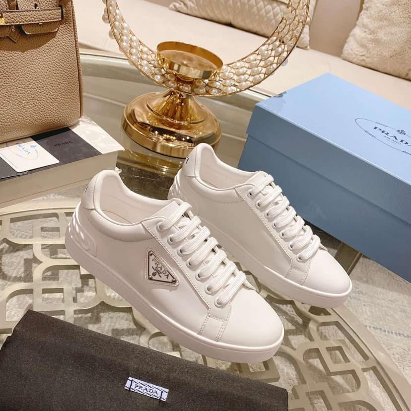 Prada Fyre Low Heel Sneaker White For Women