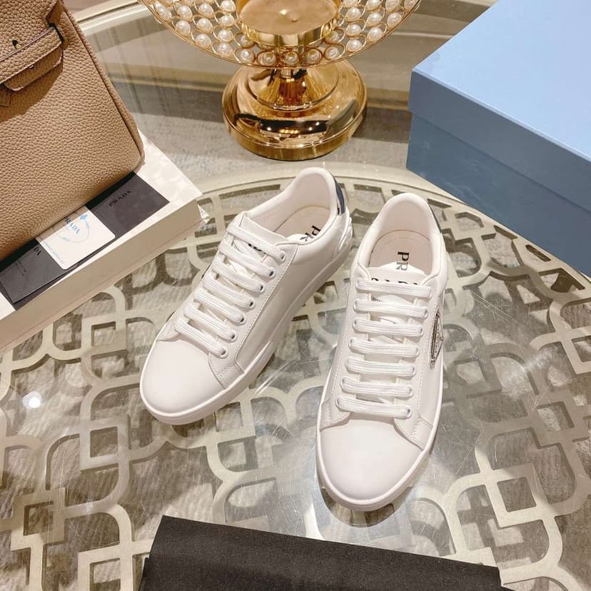 Prada Fyre Low Heel Sneaker White For Women
