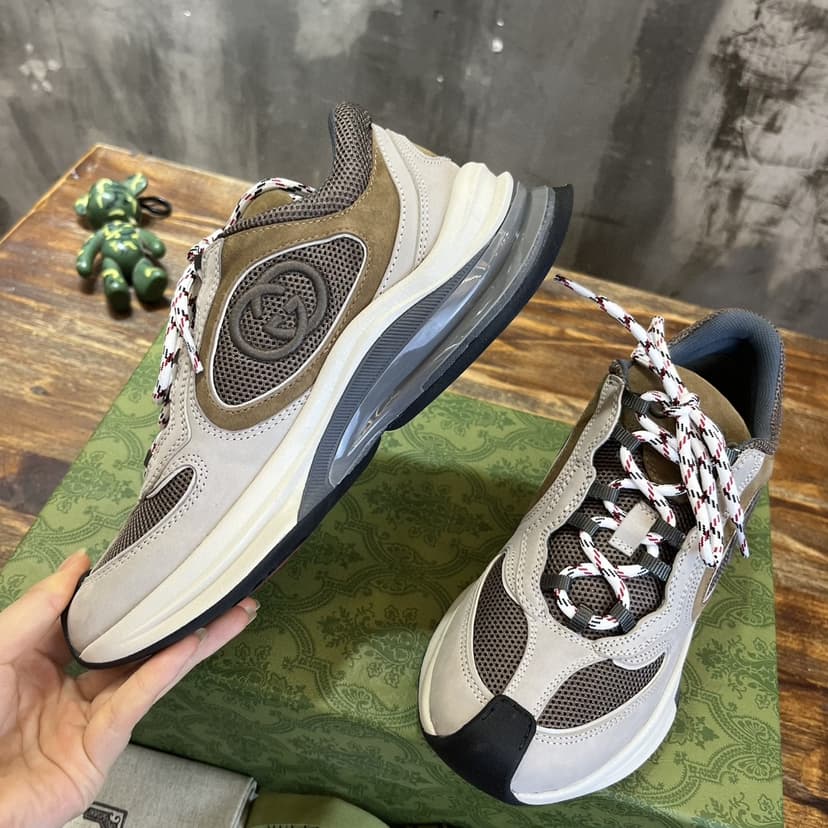 Gucci Run Sneaker Grey For Men