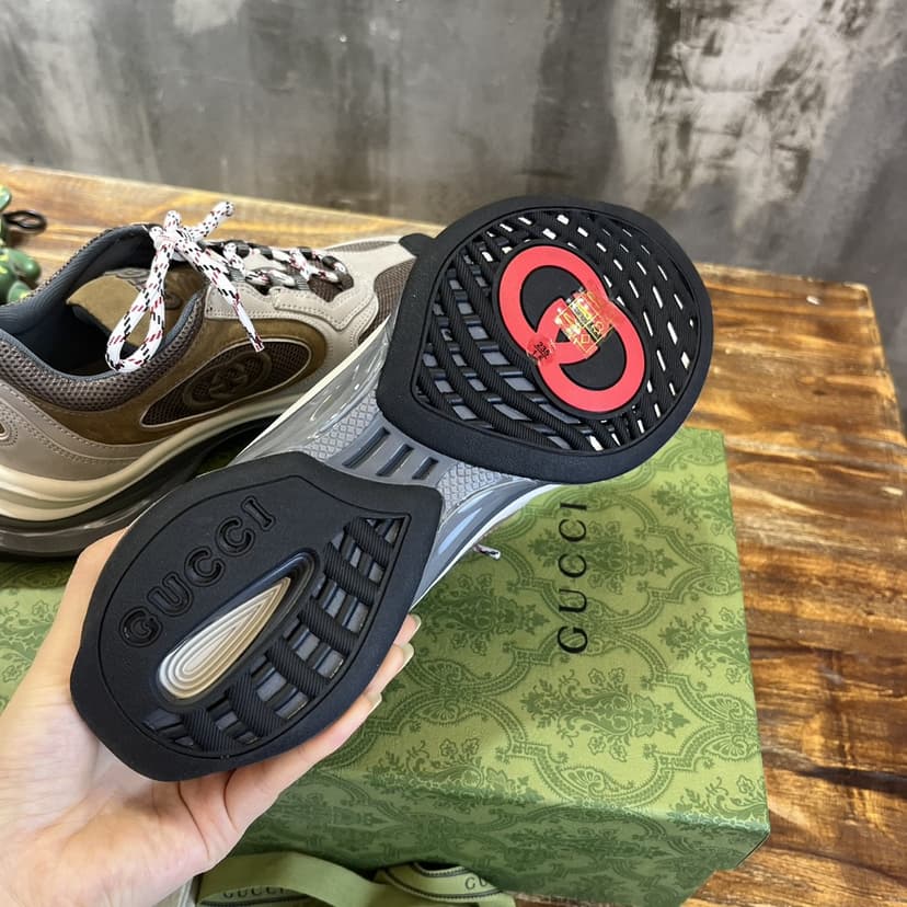 Gucci Run Sneaker Grey For Men