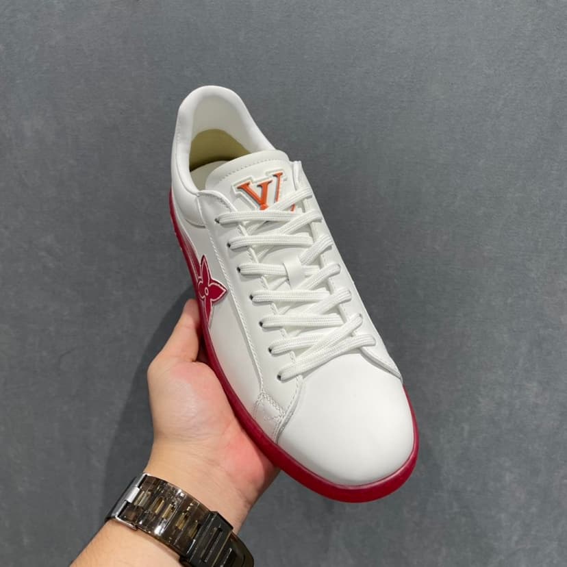 Louis Vuitton Luxembourg Samothrace Sneaker Red For Men LV