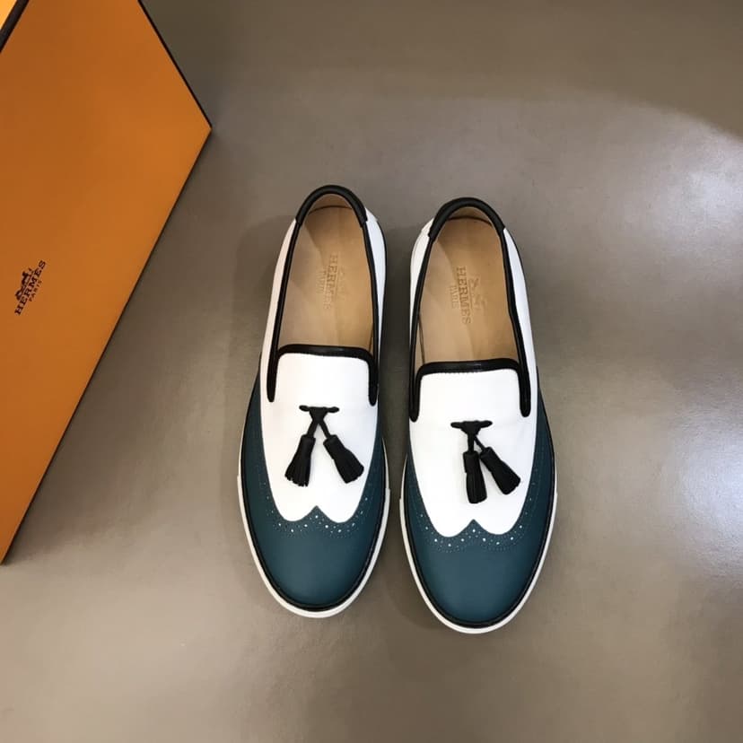 Hermes Earley Loafer White For Men